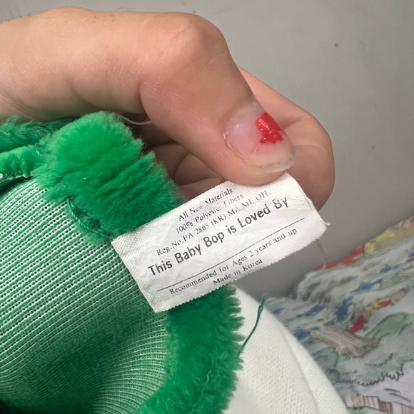 Baby Bop hand puppet plush 1990’s Barney merchandise - Picture 6 of 7